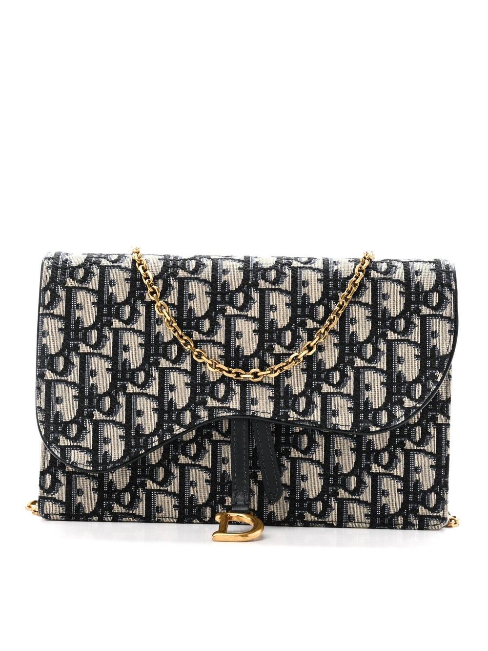 Christian Dior Oblique Saddle Chain #357357C14B